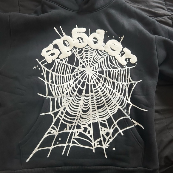 Spider Black Hoodie Sweater